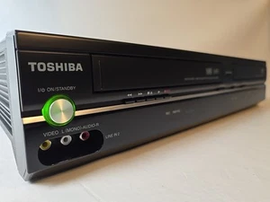 Toshiba DVD/VCR Combo Player VHS DVD Recorder Copy Your VHS Before ITS To Late - Picture 1 of 12