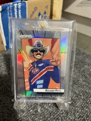 2023 Panini Prizm Racing #M4 Richard Petty NASCAR Silver Prizm Manga  - Image 1 of 2