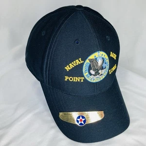 The Corps Naval Base Point Loma Logo Blue Baseball Cap Hat One Size - Picture 1 of 11