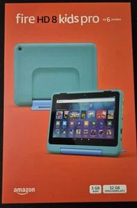 Amazon Fire HD 8 Kids Pro 32GB, Wi-Fi, 8Zoll - Blaugrün ##NEU## - Bild 1 von 2