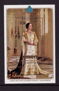 Penrhyn 1980 Queen Mother sheet MNH mint stamps - Picture 1 of 1