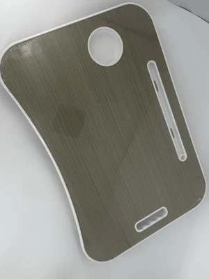 BUYIFY Folding Lap Desk - 23” Portable Wooden Laptop Bed Desk With Cup Holder - Image 1 of 3