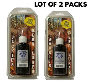 LOTE DE 2 ~ Señuelos Jackie's Deer ID#4 SCENT TRAIL MAKER 100% PURO 4 onzas en total - Imagen 1 de 1