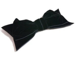 Authentic CHANEL Velvet ribbon brooch Velvet #6155 - Picture 1 of 7