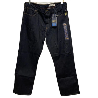 NWT Cremieux Premium Denim Straight Jeans Men's 40x30 Dark Wash Preppy Classic - Image 1 of 4