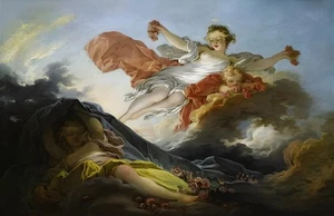 "The Goddess Aurora triumphing over Night " Canvas Wall Art Picture Print - Picture 1 of 6