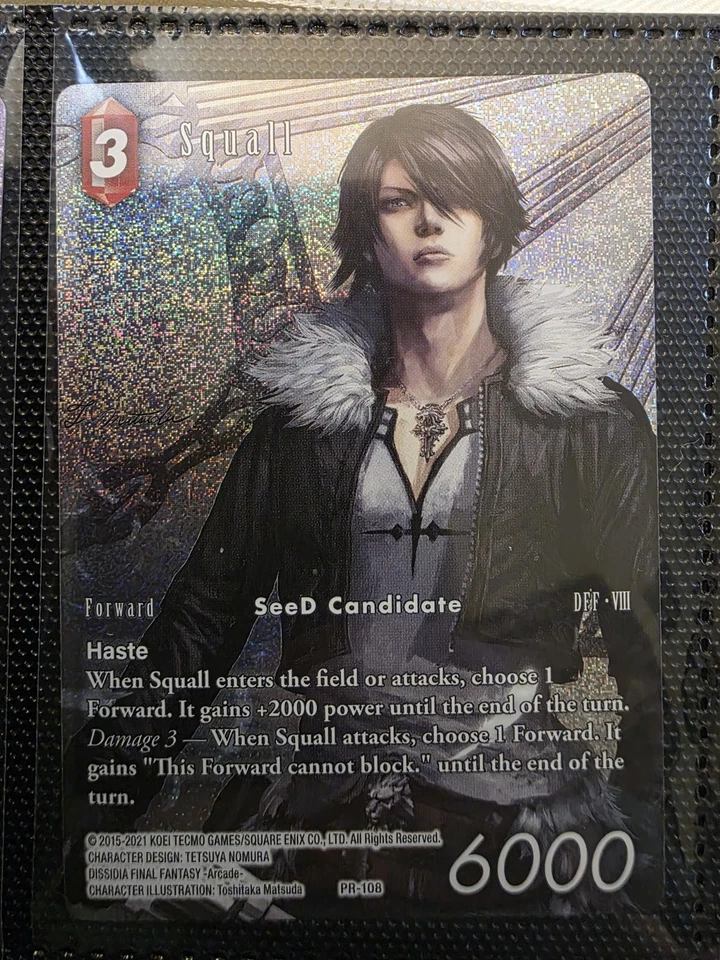 Squall FFTCG Full Art Foil PR-108 - Image 1 of 1