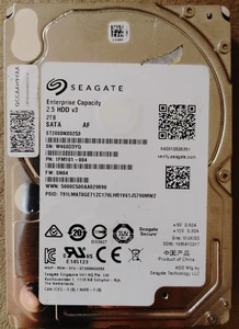 HDD SEAGATE ENTERPRISE 2TB SATA 2.5" ST2000NX0253=EXOS 7E2000, 0 Hours Use = NEW - Foto 1 di 4