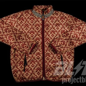 Kapital Yosemite Arabesque Fleece Zip Blouson Beige Size 5 - Picture 1 of 8