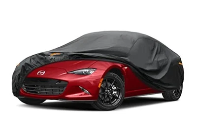 For Mazda Miata MX-5 (1990-2025) Waterproof Car Cover 7 Layers All Weather Prote Foto 1 de 4