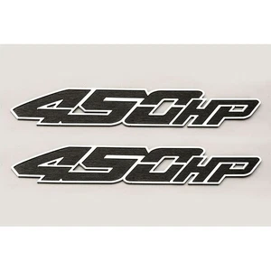 Deluxe Badges Black Brushed Vinyl '450HP' Inlay for 17 F-150 Raptor [Stainless] - Picture 1 of 3