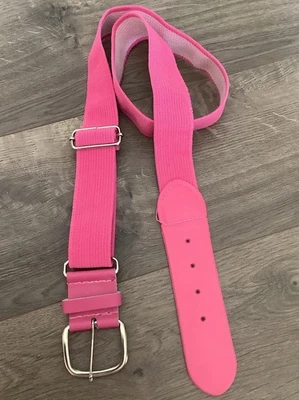 Champro Brute Elastic Adult Baseball Softball Belt w Leather Tab Pink NWOT NEW - Image 1 of 4