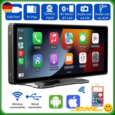 Tragbarer Apple CarPlay Android Kamera Wireless Display 10.26" Universal Set - Bild 1 von 4