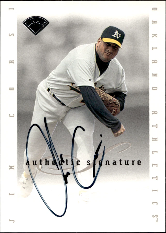 1996 Leaf Signature Series Jim Corsi Extended Series Autographs #NNO - Image 1 of 4