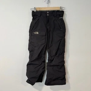 The North Face Kids Youth Girls Snow Pants Black S (7/8) Cargo Waterproof - Picture 1 of 8