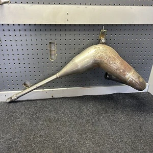 1989 KAWASAKI KX125 KX 125 FMF PIPE SILENCER HEADER EXHAUST GOLD SERIES FATTY - Picture 1 of 9