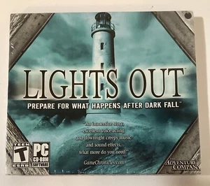 Lights Out Dark Fall Sequel Windows CD Computer Game Adventure Company ~ Sealed - Picture 1 of 5