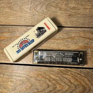 Hohner Big River Harp Harmonica With Case Key Of C Made in Germany - Picture 1 of 14