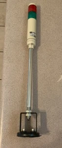 Patlite 2- Farbe 24 V AC/DC Lichtmast LCE-AFB rot grün mit Magnetständer - Bild 1 von 5