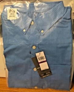 Van Heusen NEU Riviera blau 2X-Large Big & Tall Langarm mit Etikett - Bild 1 von 1