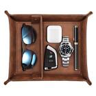 Valet Tray Desktop Storage Organizer – Removable 2 Compartments Catchall Tray...