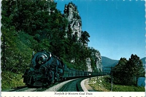 Norfolk & Western Railway Class Y6b Dampflok Nr. Postkarte Virginia 2141 - Bild 1 von 2