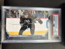 PSA 8 ALEXANDER OVECHKIN 2005/06 UPPER DECK ROOKIE CLASS 4x6 INSERT ROOKIE CARD!