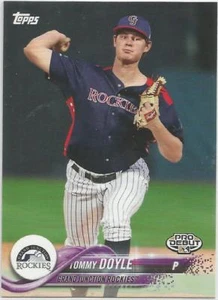 Béisbol Tommy Doyle Colorado Rockies 2018 Topps Pro debut ligas menores - Imagen 1 de 3