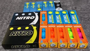 Golf Balls New Lot of 72 Taylor Made Nitro Top Flite Bridgestone - Picture 1 of 4