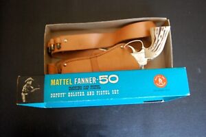 Mattel Fanner 50 Deputy Holster & Pistol Set w/ box "Fan It" [Vintage 1950s]