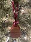 Makers Mark Limited Edition Holiday Bourbon Barrel Christmas Ornament NEW!