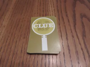 Vintage 1963 Clue Board Game Replacement Pieces Parts DECK OF CARDS - Picture 1 of 3