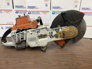 STIHL TS510AV Concrete Cut Off Saw - Project/Parts Saw 14” TURNS OVER GOOD COMP - Picture 1 of 14
