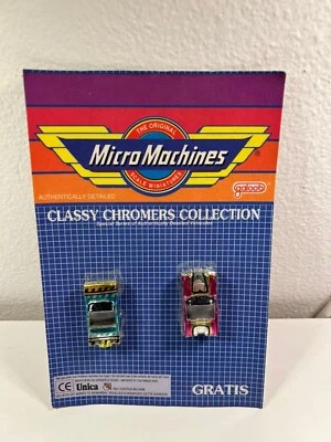 Micro Machines, Classy Chromers collection, CIB, rare promo set Galoob - Immagine 1 di 3