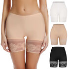 Women Underpants Underskirt Shorts with Lace Anti-Chafing High Waist Lace Shorts