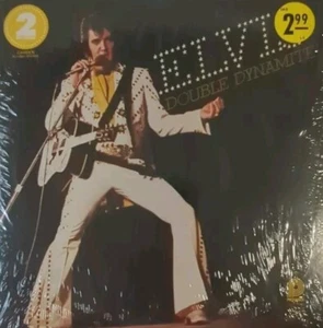 ELVIS DOUBLE DYNAMITE DOUBLE VINYL LP PICKWICK DL2-5001-1  1975 VG In Shrink! - Picture 1 of 9