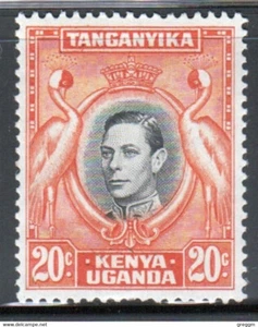 Kenya Uganda Tanganyika 1938 George VI single 20c stamp from the definitive set - Picture 1 of 1