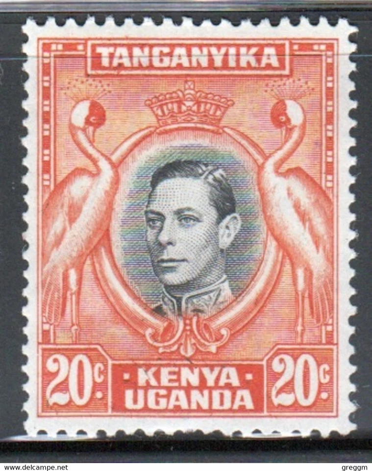 Kenya Uganda Tanganyika 1938 George VI single 20c stamp from the definitive set - Image 1 of 1