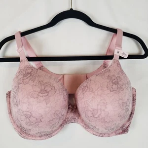 Victoria's Secret Body von Victoria BH Perfect Shape 38DDD glatt rosa geblümt - Bild 1 von 13