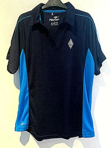 Eltham Hill School Uniform Girls Navy Electric Blue Fit Sports Polo Shirt Size L - Picture 1 of 2