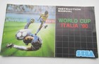 VINTAGE SEGA VIDEO GAME WORLD CUP ITALIA ' 90 INSTRUCTION MANUAL 