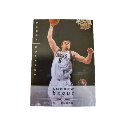 2008 Upper Deck 1st Edition Andrew Bogut #100 Milwaukee Bucks Basketball Card A5 - Image 1 of 2