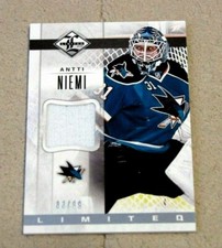 2012-13 Limited Materials #LJAN Antti Niemi Jersey Relic - Serial # /99 