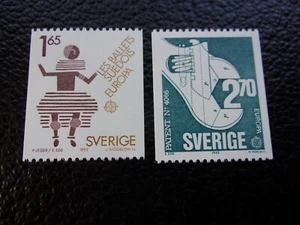 SUEDE - timbre yvert/tellier n° 1219 1220 (gomme mat) n** MNH (A65) - Picture 1 of 1