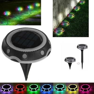 FARETTO LAMPADA LED RGB SOLARE DA ESTERNO GIARDINO PICCHETTO SEGNAPASSI TA-125 - Immagine 1 di 4