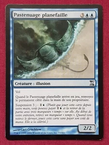 Magic The Gathering FRENCH TIME SPIRAL RIFTWING CLOUDSKATE blue card MTG - Picture 1 of 2