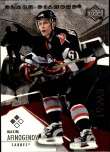 2003-04 Black Diamond Hockey #115 Maxim Afinogenov
