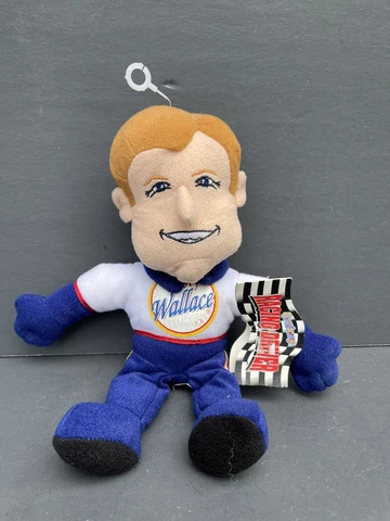 Rusty Wallace Vtg 1999 Plush Stuffed Doll CoolBeans Racing Driver Custom Edge 9" Cover