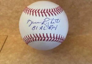 DAVE RIGHETTI 81 A.L. ROY SIGNED AUTOGRAPHED M.L. BASEBALL BECKETT AUTH - Picture 1 of 2