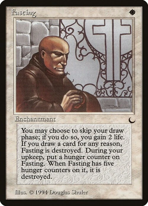 Magic The Gathering MTG FASTING The Dark NM Near Mint - Image 1 of 1